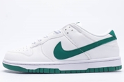 004 Women Nike SB Dunk Low White Green Noise